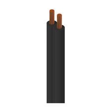Belden 19122 0101000 Portable Cordage, 2 C #18 Str BC, PVC Ins, UL Type SPT-1