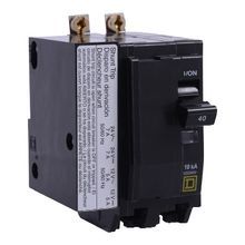 Square D by Schneider Electric QOB2601042 Miniature Circuit Breaker; 120/240V, 60 Amp, 2 Pole