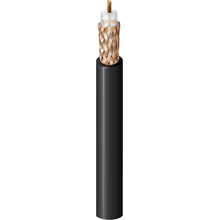 Belden 8267 0101000 Mil-Spec Coax, 50 Ohm, RG-213, 13 AWG Str BC, 95% BC Braid, PVC Jkt, CMX, Commercial Non-QPL