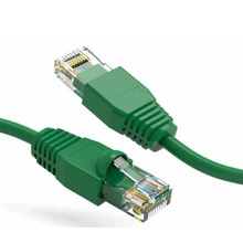 LYNN CAT6A CHOICE SERIES Stranded Unshielded Patch Cable w/Boot - 7FT Green
