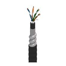 Belden 127903A 0105000 DataTuff® 5e, 4Pr #22 Sol BC, PO Ins, OS, PVC Jkt, AIA Armor, PVC Jkt, PLTC CMR