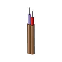 Belden 83910 0011000 Type T Thermocouple, 1 Pr #20 Sol, PVC Ins Blu, Red, Brn FEP Jkt, 300V CL3P 200C PLTC SUN RES