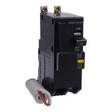 Square D by Schneider Electric QOB215GFI5237 Miniature Circuit Breaker; 120/240V, 15 Amp, 2 Pole