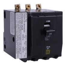 Square D by Schneider Electric QOB3301042 Miniature Circuit Breaker; 240V, 30 Amp, 3 Pole