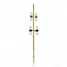 RFI UHF Omnidirectional Dipole Array, 400-520 MHz, 11 dBi (9 dBd) Gain, 9° Beamwidth