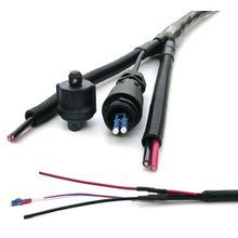 HYBRIFLEX® RRH Hybrid Jumper, 5/8”, 2 pair 8AWG, 1 pair Single-Mode Fiber with DLC to DLC/FullAXS Compatible Connectors, 30 ft