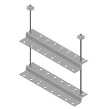 Trapeze Kit, 24 in wide, two rungs