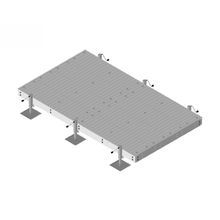 Equipment Platform, 8 ft x 16 ft, base with six adjustable legs