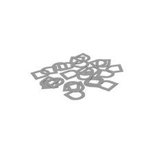 Buckle Clamps, stainless steel, 1/2 in, 100 ct.