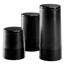 MLPV Series Low-Profile NMO Mount Antenna, 600-690/698-960/1710-2700 MHz, Black