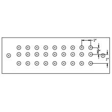Copper Ground Bar w/ Brackets + Insulators, 1/4