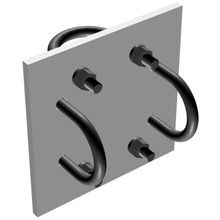 Crossover Plate, joins 3-1/2 in to 4-1/2 in OD round members