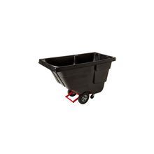 Rubbermaid Commercial® Black Tilt Truck 1/2 Cubic Yard (FG130400BLA)