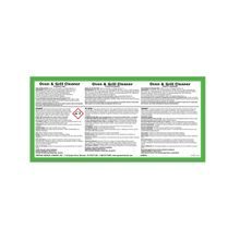 Spartan® Oven & Grill Label (9304)