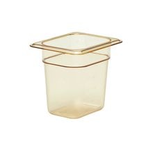 Cambro® Amber H-Pan 1/8 Size 6