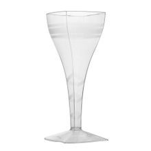 Fineline Settings® 8oz Square Plastic Wine Glass (1208)