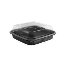 Anchor Packaging® Culinary Squares® Black & Clear 8