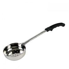 Thunder Group® Stainless Steel 6oz Perforated Bowl Black Handle Ladoon (SLLD106PA)