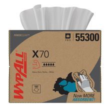 Kimberly-Clark® Wypall™ X70 White Wiper (55300)