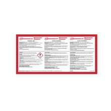 Spartan® Biorenewable Restroom Label (9318)