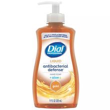 Dial® Professional Antibacterial Defense™ Gold 11oz Tabletop Pump Liquid Hand Soap (35470)