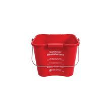 San Jamar® Kleen-Pail® Pro™ Red 6qt Sanitizing Bucket (KPP97RD)