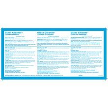 Spartan® Glass Cleaner Label (9820)