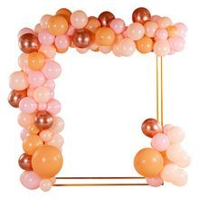 BALLOON ARCH KIT 139pc LATEX NUDE PINK ROSE GOLD 1/cs