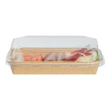 LID F/ 6oz SUSHI CONTAINER PET CLEAR 100/cs