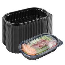 FOOD CONTAINER/ FLAT LID 25oz 9-1/4x6