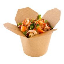 TAKEOUT NOODLE CUP 26oz ROUND PAPER 4x3-1/2
