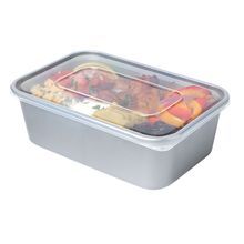 TAKEOUT CONTAINER/ LID MW 25oz 6-3/4x4-1/2