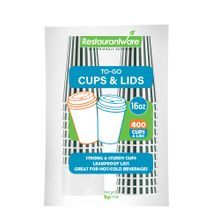 HOT CUP W/ LID 16oz 5-3/4