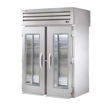TRUE STA2RRT-2G-2S SPEC SERIES Roll-thru Refrigerator, stainless steel front & sides, (2) glass doors front, (2) stainless steel doors rear, locks