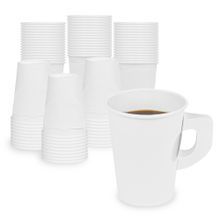 HOT CUP W/ HANDLE 9oz 3-1/2
