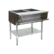 Eagle AWT2-LP-1X Water Bath Hot Food Table, liquid propane, open base, 33
