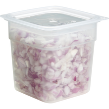 Commercial foodservice essential with camsquare food container 1qt polypropylene freshpro transl 6ea/cs, Cambro 1SFSPROPP190
