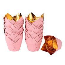 TULIP BAKING CUP FOIL &PAPER 3-9/10oz 3-1/4