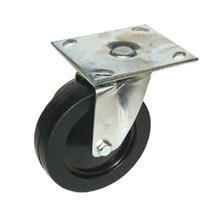 Eagle CPB5S-300 Plate Caster, Brake, Stainless Steel Pressure-Washable, 5