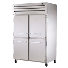 TRUE STA2R-4HS-HC SPEC SERIES Refrigerator, Reach-in, two-section, stainless steel front & sides, (4) stainless steel half doors with locks