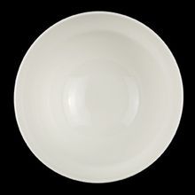 RATTAN BOWL 10 OZ ROUND COUPE EMBOSSED WHITE 3DZ/CS