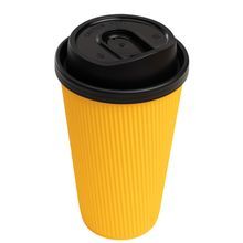 LID W/ PLUG F/ COFFEE CUP 8oz 12 16 20oz PLASTIC BLK 500/cs