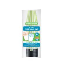 HOT CUP W/ LID 8oz 3-1/4
