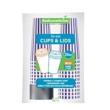 HOT CUP 20oz W/ LID 6-1/4