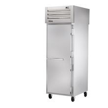 TRUE STR1RPT-1S-1S-HC SPEC SERIES Pass-thru Refrigerator, one-section, stainless steel front & sides, (1) stainless steel door front & rear