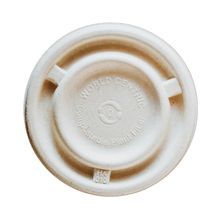 LID F/ SOUFFLE CUP 2oz NO PFAS CMPST FIBER NATURAL 2000/cs