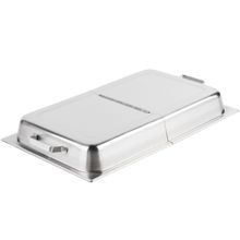 Full-size stainless steel hinged dome steam table pan cover, Vollrath 77400
