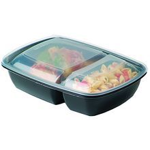LID DOME F/30oz 2-COMP TAKEOUT 9-1/4x6-1/2