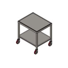 Carter-Hoffmann IT3024M Induction Table; all stainless steel with marine edge shelves; 5