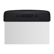 DOUGH CUTTER SCRAPER 6x3 S/S BLADE BLACK HANDLE 12ea/cs